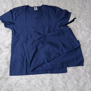 Scrubs uniforms for women's color blue size S.